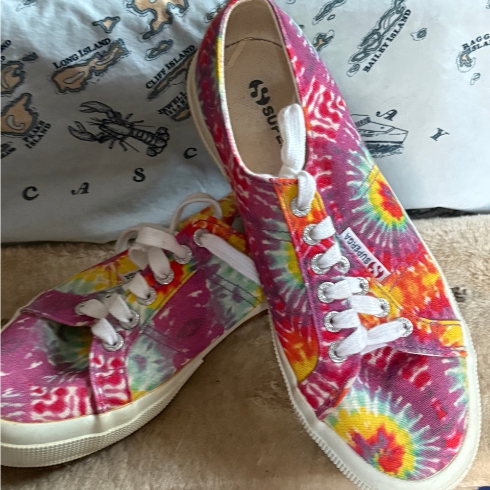 Superga Multicolor Tie-Dye Sneakers